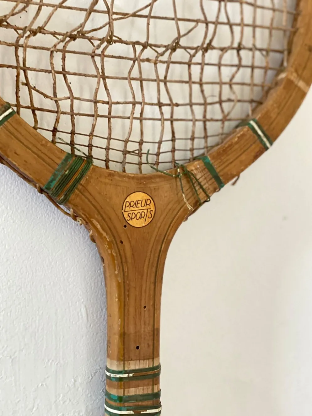 Ancienne paire de raquette de tennis vintage