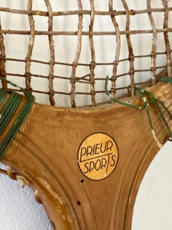 Ancienne paire de raquette de tennis vintage
