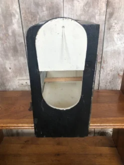 Ancienne petite cage a oiseaux caoa bois + métal + bac plastique vintage