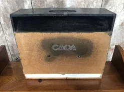 Ancienne petite cage a oiseaux caoa bois + métal + bac plastique vintage
