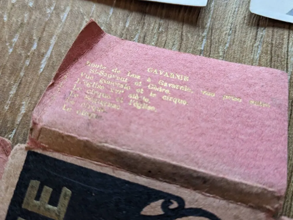 Ancienne pochette souvenir de 12 vues de Gavarnie années 20