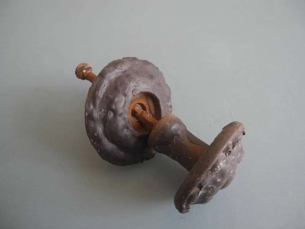 ancienne poignée porte fonte antique french cast iron door handle
