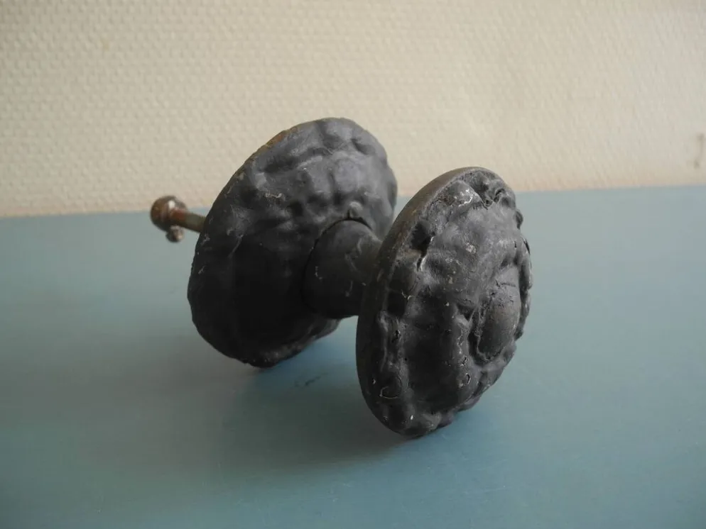 ancienne poignée porte fonte antique french cast iron door handle