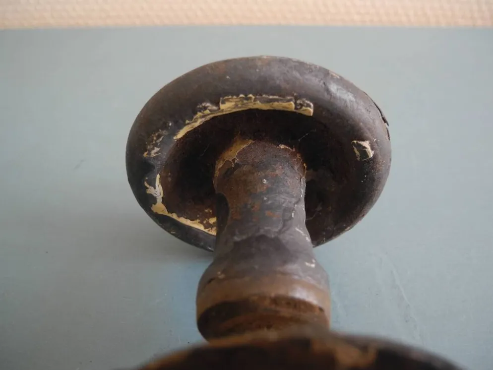ancienne poignée porte fonte antique french cast iron door handle