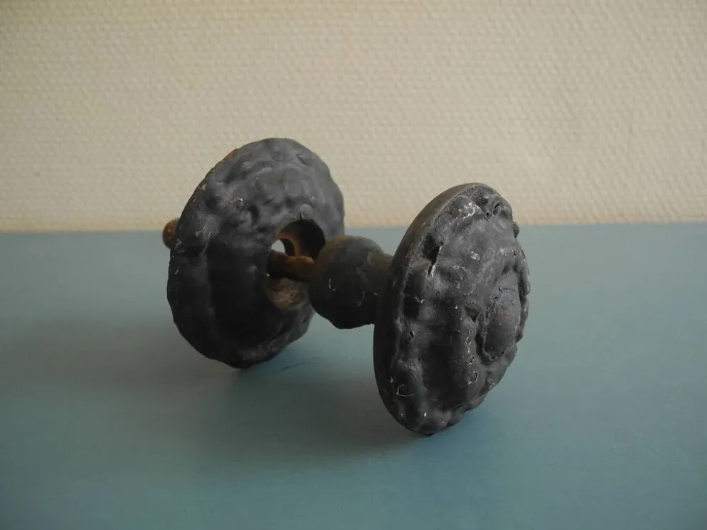 ancienne poignée porte fonte antique french cast iron door handle