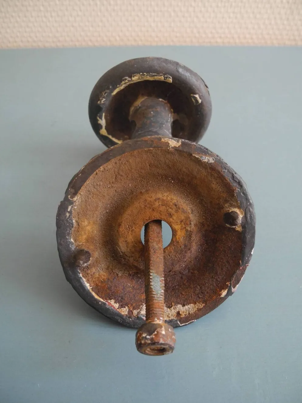 ancienne poignée porte fonte antique french cast iron door handle