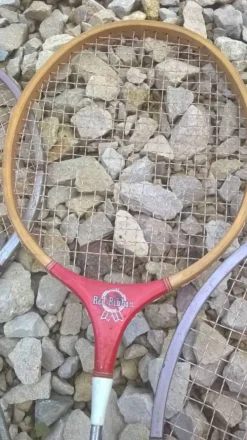 ancienne raquette badminton