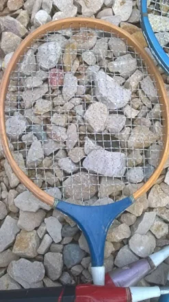 ancienne raquette badminton