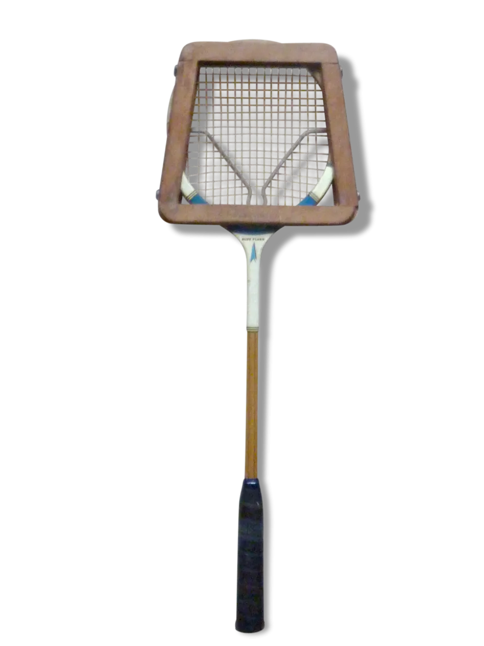 Ancienne raquette Dunlop avec son cadre en bois