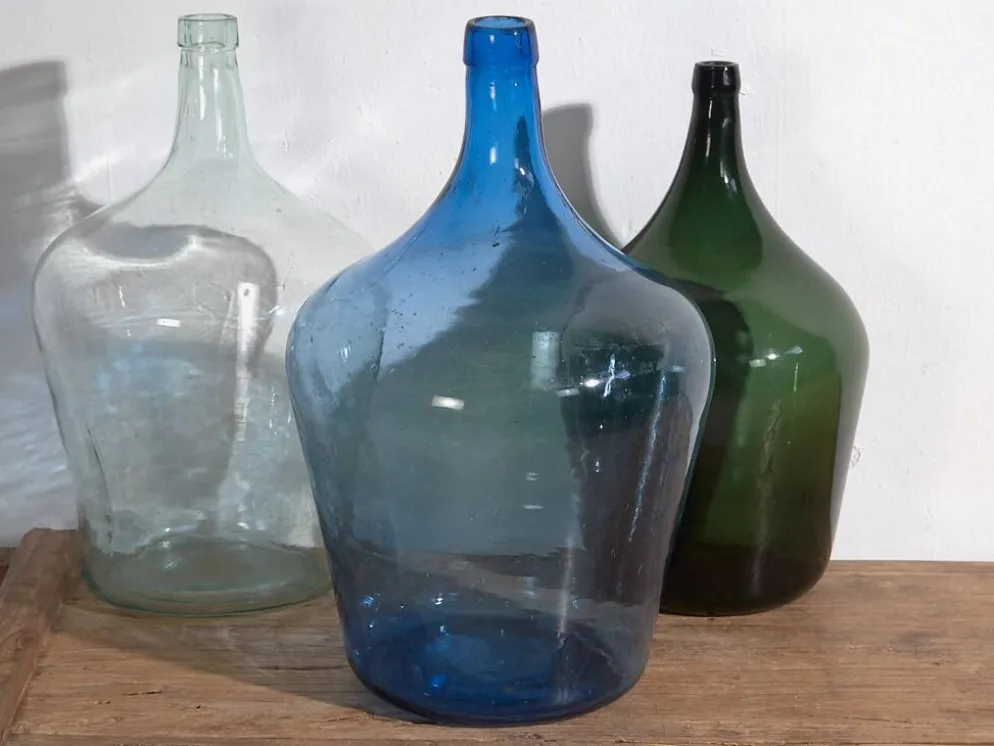 Anciennes coupes en verre (c.1920). Ensemble 3 pièces #4