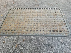 Ancienne table de jardin pliante