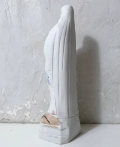 Ancienne vierge Marie statue en biscuit 25,5 cm