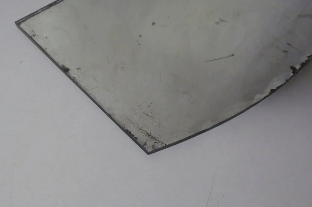 Ancienn miroir ciselé art déco argenture cuivre