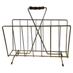 Ancien porte-revue métallique - 1950