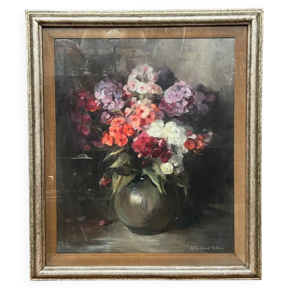 Andrée Marissal-Calberg, "Hortensias dans un vase".