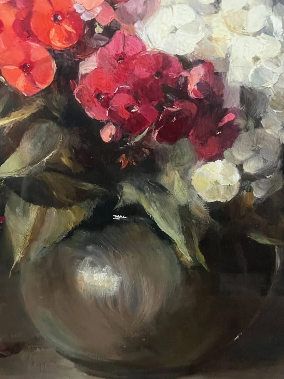 Andrée Marissal-Calberg, "Hortensias dans un vase".