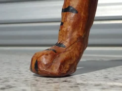 Animal en cuir véritable, tigre de 58 cm