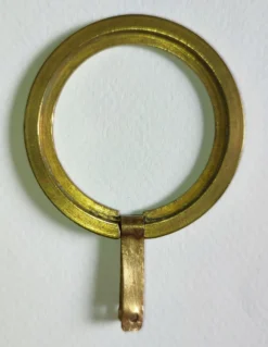Anneau à tirer second-Empire en bronze