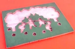 Années 1940 Jeu de formes Puzzle bois 