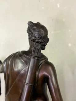 Apollon du Belvédère, bronze d’après l’antique, cachet du fondeur, Jaboeuf et Rouard, Paris