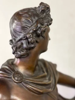 Apollon du Belvédère, bronze d’après l’antique, cachet du fondeur, Jaboeuf et Rouard, Paris