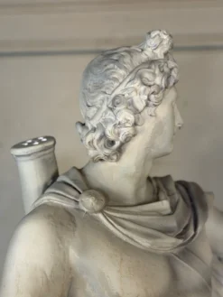 Apollon du Belvédère, plâtre d’après l’Antique, vers 1900