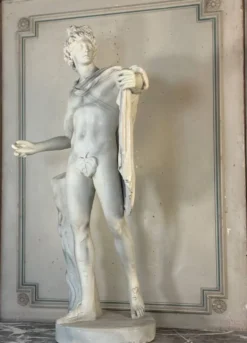 Apollon du Belvédère, plâtre d’après l’Antique, vers 1900