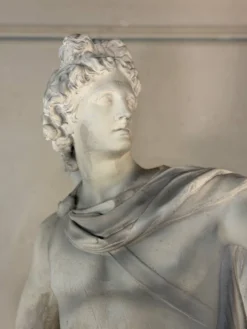Apollon du Belvédère, plâtre d’après l’Antique, vers 1900