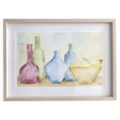 Aquarelle post impressionniste, Allemagne années 90
