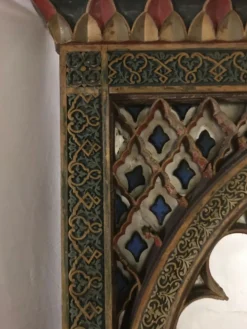 Arche miroir Radjastan ancien 190x120 cm