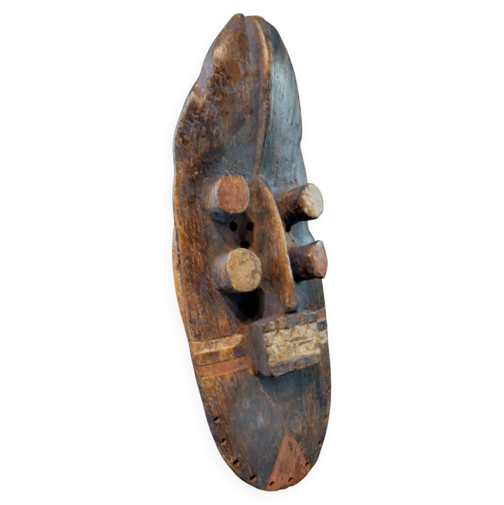 Art Africain Afrique Tribal - Masque Grebo - Côte d'ivoire - 523 cm