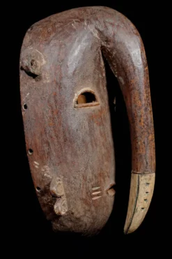 Art Africain Afrique Tribal - Masque Djimini Ligbi Kulango - 31 Cms