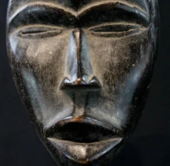 Art Africain - Ancien Masque de course Ethnie Dan - Côte d'Ivoire - 22,5