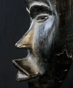 Art Africain - Ancien Masque de course Ethnie Dan - Côte d'Ivoire - 22,5