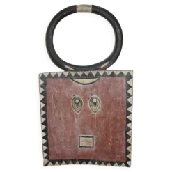 Art Africain Masque palette bois sculpte Cote d'Ivoire Baoule hauteur 87 cm