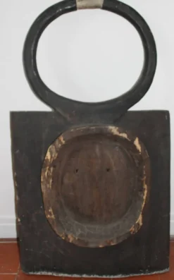 Art Africain Masque palette bois sculpte Cote d'Ivoire Baoule hauteur 87 cm