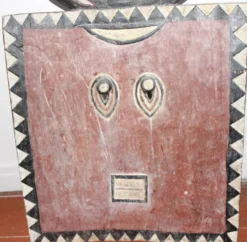 Art Africain Masque palette bois sculpte Cote d'Ivoire Baoule hauteur 87 cm