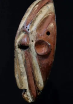 Art Africain Tribal - Masque Kela Yela RDC - 24,5 Cms