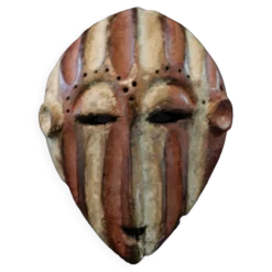 Art Africain Tribal - Masque Kela Yela RDC - 24,5 Cms