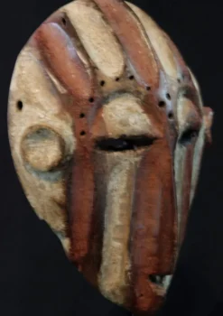 Art Africain Tribal - Masque Kela Yela RDC - 24,5 Cms