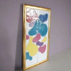Art céramique encadré des années 1990 par Jan Snoeck, Pays-Bas