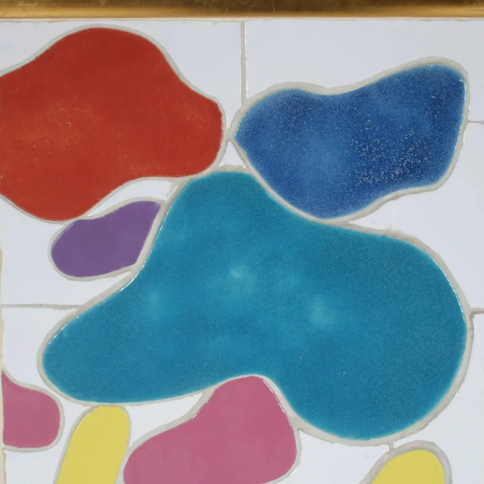 Art céramique encadré des années 1990 par Jan Snoeck, Pays-Bas