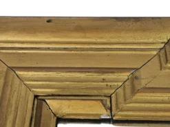 Art déco – Miroir tabernacle – doré – verre taillé – 19e siècle