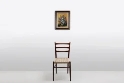 Artiste belge, Nature morte avec un bouquet de fleurs, années 1950, huile sur toile,