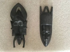 art tribal - 2 masques affricain