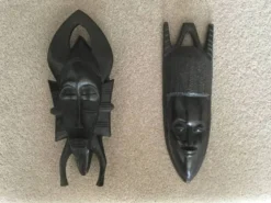 art tribal - 2 masques affricain