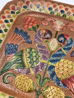 Assiette carrée en céramique Ceramica del Convento
