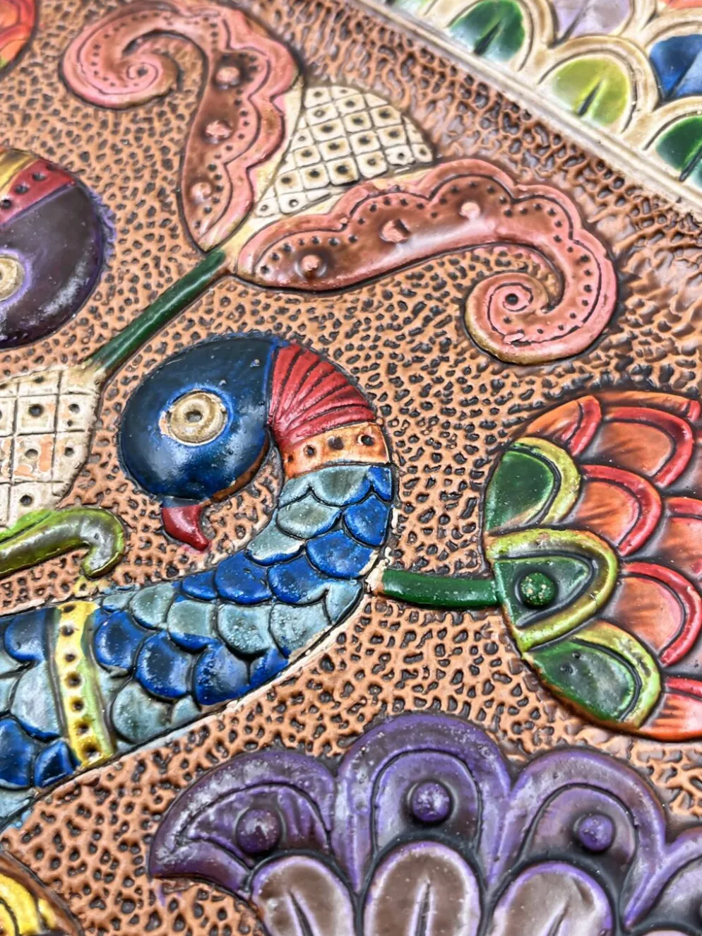 Assiette carrée en céramique Ceramica del Convento