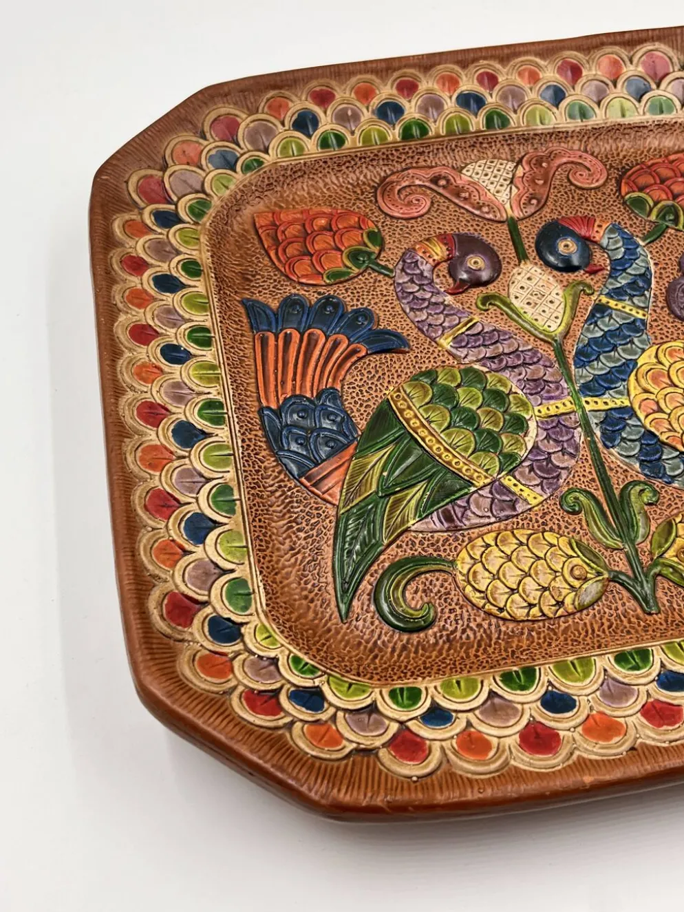 Assiette carrée en céramique Ceramica del Convento