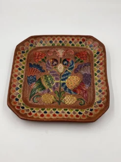 Assiette carrée en céramique Ceramica del Convento
